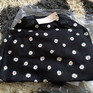 Alice + Olivia duffle bag daisy print NWT